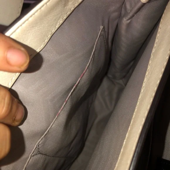 Rebecca Minkoff Cream Studded Satchel 56 - Picture 10 of 13